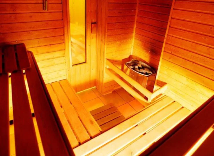 W strefie wellness zadbano także o saunę