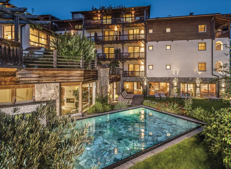 Taubers Unterwirt to unikalny hotel zharmonizowany z naturą w Dolomitach