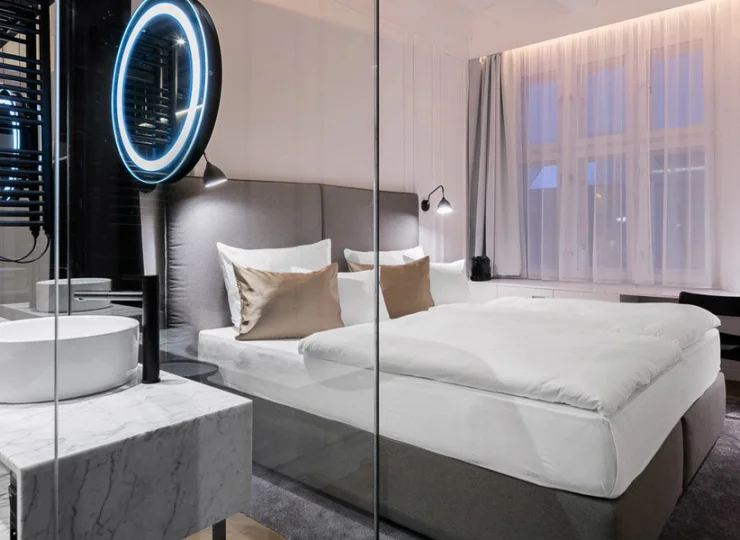 Hotel oferuje nowoczesne i designersko wykończone pokoje w centrum Pragi