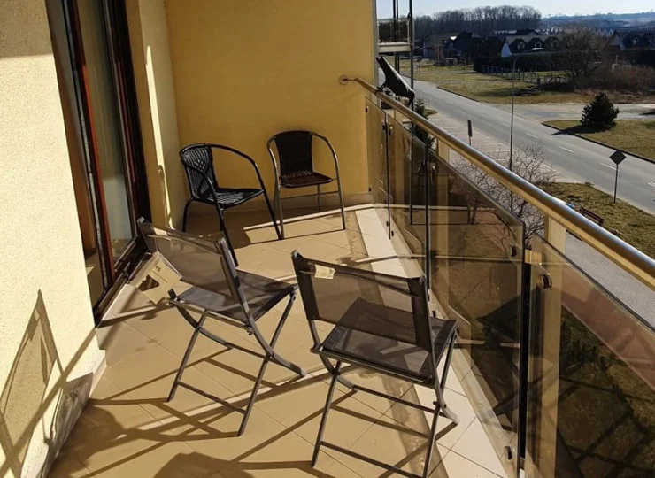 Każdy apartament posiada balkon lub taras