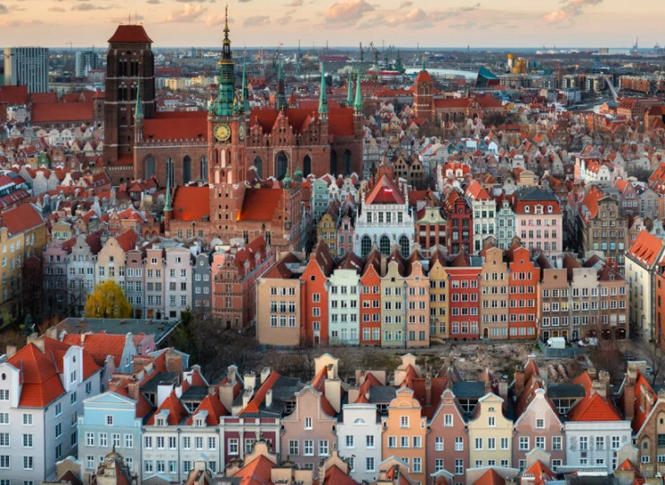 Hotel wyróżnia wyjątkowa bliskość czołowych zabytków i atrakcji Gdańska