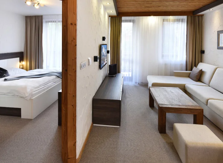 W Hotelu Kukučka przygotowano także komfortowe 2-pokojowe apartamenty