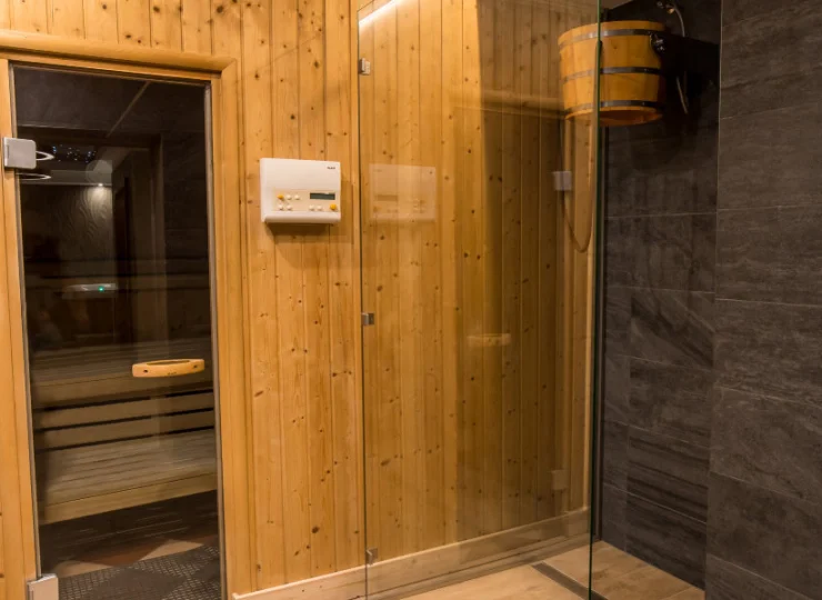 Dostępna jest też sauna