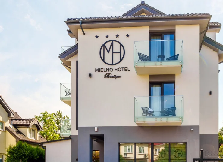 Mielno Boutique Hotel zajmuje kameralną rezydencję