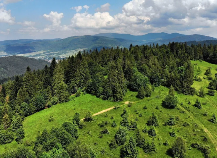 Wiosna i lato w Beskidach są przepiękne