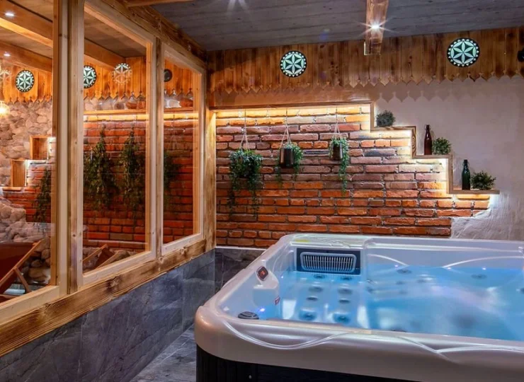 W jacuzzi odprężysz się po aktywnym dniu w górach