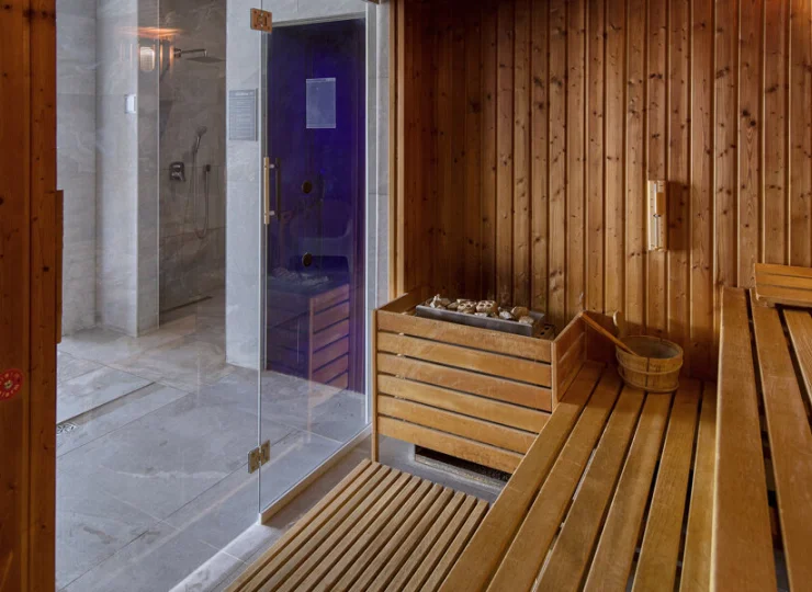 W strefie wellness można korzystać z sauny i łaźni