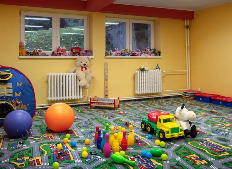 W hotelu jest też sala zabaw dla dzieci
