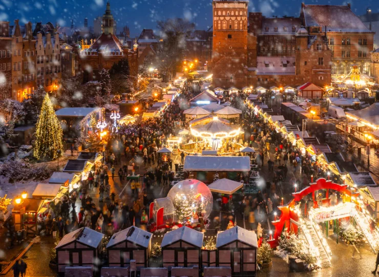 Jarmark bożonarodzeniowy w Gdańsku jest uważany za najpiękniejszy w Polsce