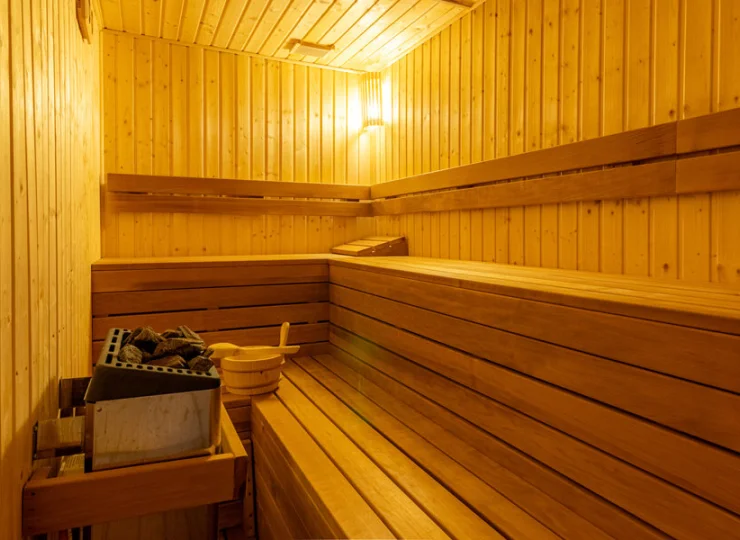 W obiekcie znajduje się sauna