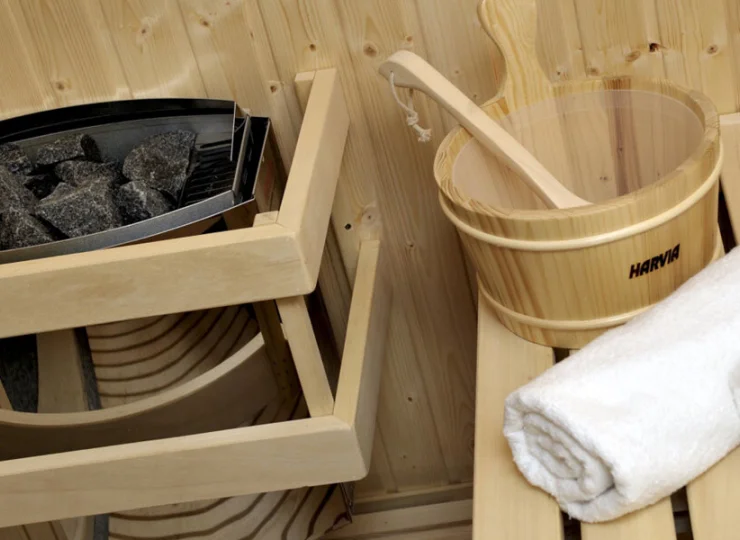 Goście apartamentów mają możliwość korzystania z sauny
