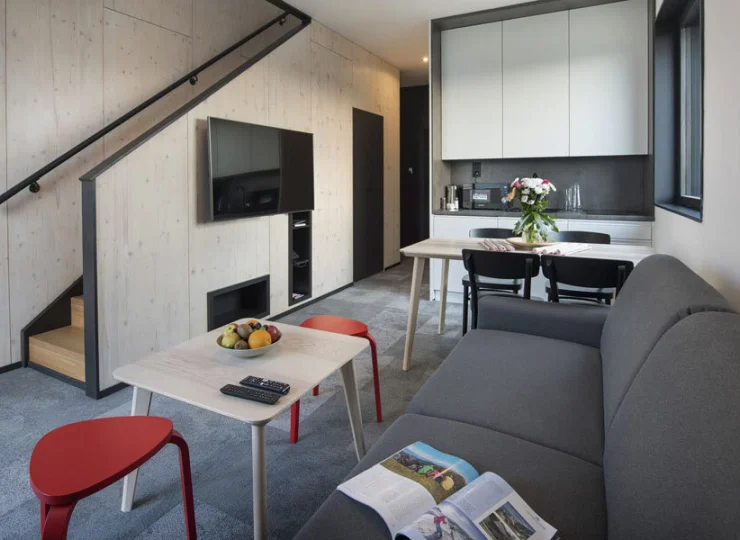 Dwupoziomowy Family View to idealny apartament na rodzinny pobyt