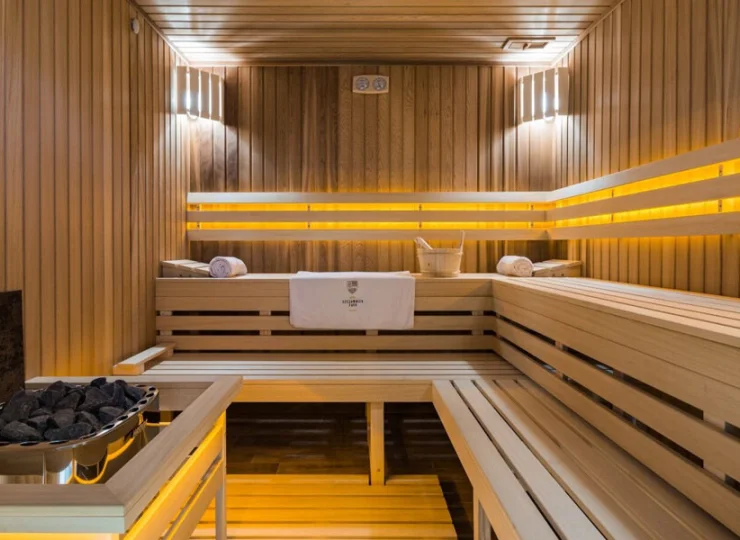 Można tutaj skorzystać z nowoczesnej sauny