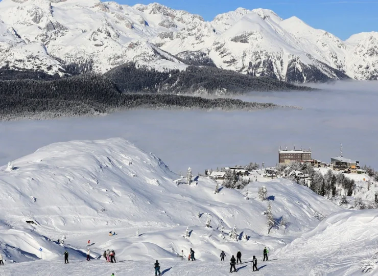 4,5 km od hotelu znajduje się wyciąg narciarski Vogel
