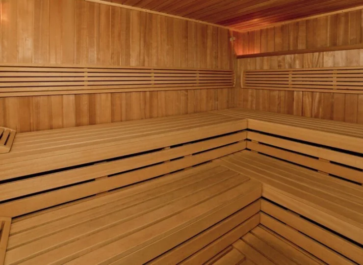 W strefie wellness znajduje się też sprzyjająca odprężeniu sauna