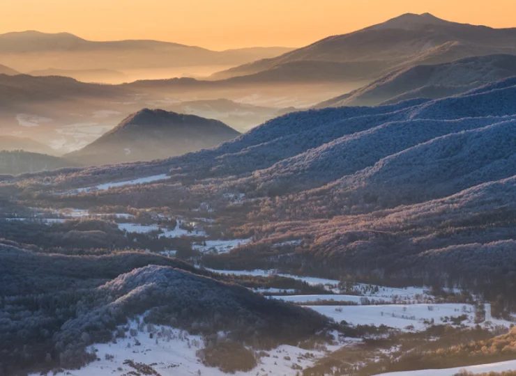 Zimą Bieszczady także oczarowują swym pięknem