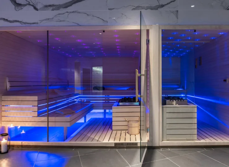 Można tutaj zarezerwować seans w saunie