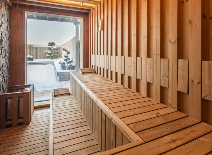 Gdzie znajdują się sauna fińska, parowa i na podczerwień z wanną chłodzącą