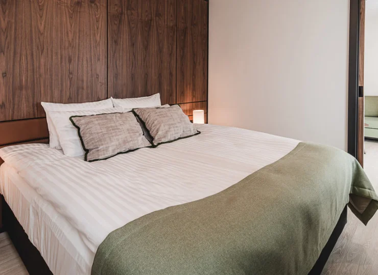 Apartament z 1 sypialnią zapewnia komfort wypoczynku