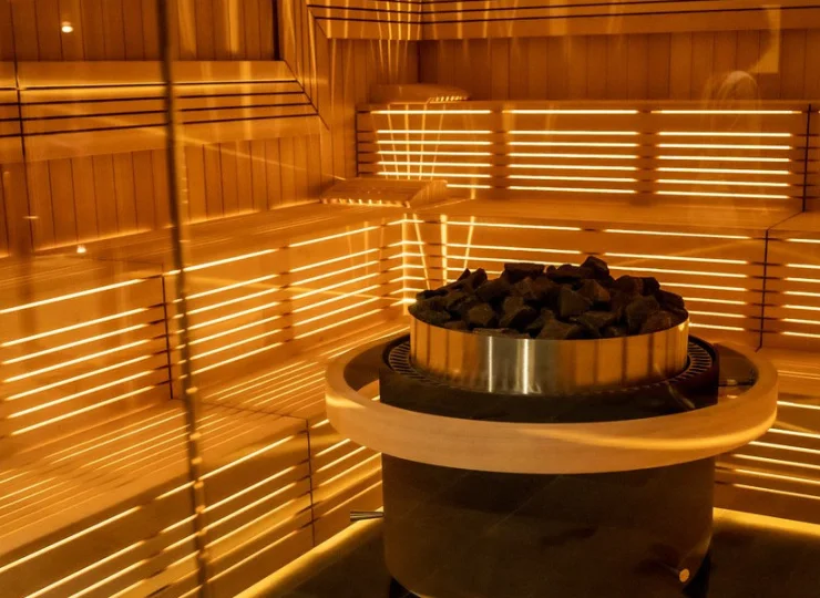 Hotel dysponuje nowoczesnym kompleksem saunowym