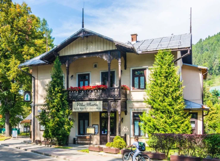 Willa Marta to stylowy obiekt położony w sercu uzdrowiska Szczawnica
