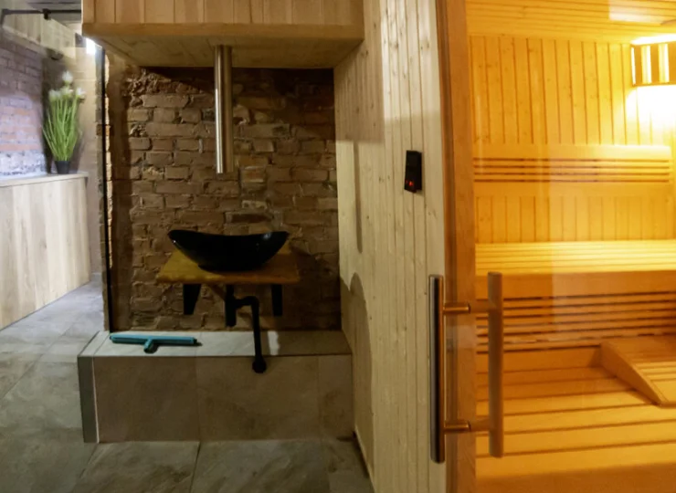 W strefie wellness znajduje się sauna sucha