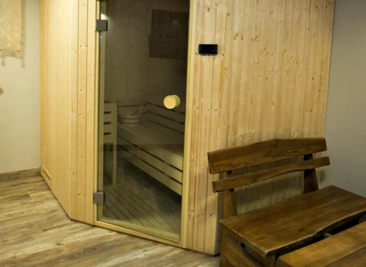 Goście mogą korzystać z sauny i pokoju relaksu