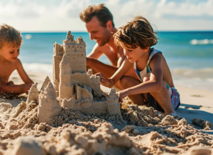 Ośrodek Wczasów Rodzinnych Universal mieści się tuż przy plaży nad Bałtykiem