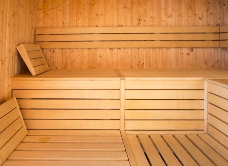 W strefie relaksu znajduje się także sauna