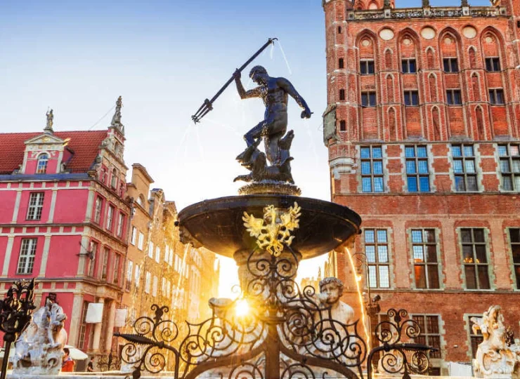 Warto zobaczyć jeden z najważniejszych symboli Gdańska czyli fontannę Neptuna