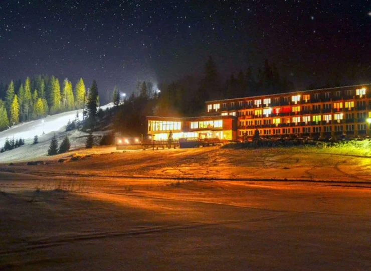 Hotel jest ustronnie położony - niebo jest pełne gwiazd