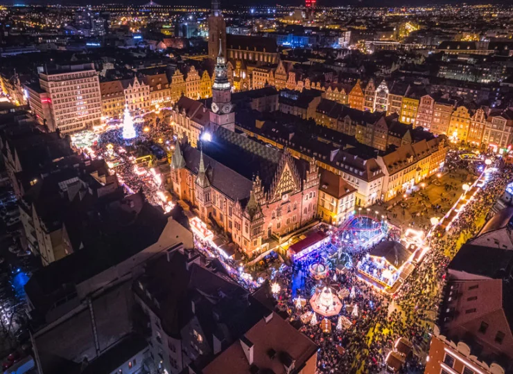 We Wrocławiu jarmark bożonarodzeniowy trwa od 24 listopada do 31 grudnia