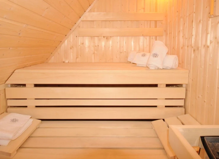 W obiekcie znajduje się kameralna sauna