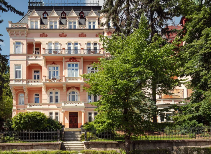 Hotel w pięknej centralnie położonej części słynnego czeskiego uzdrowiska