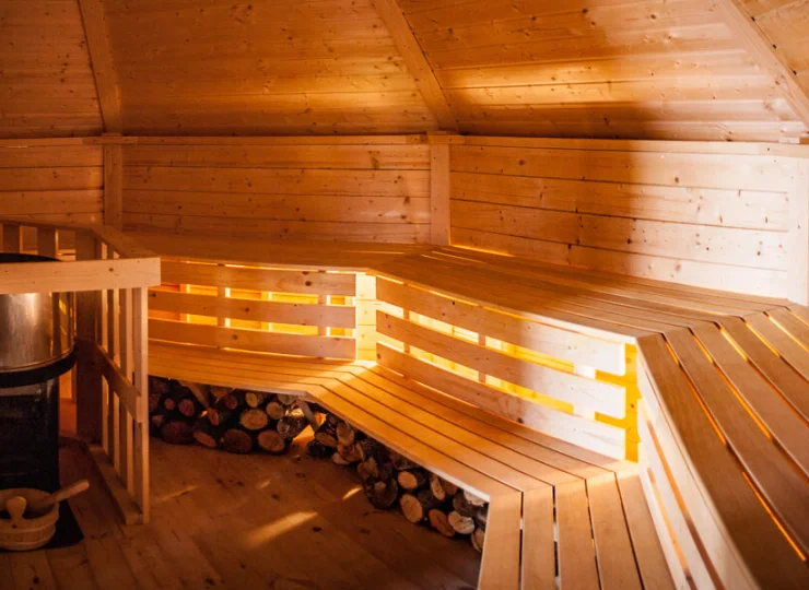 Za dodatkową opłatą można skorzystać z sauny
