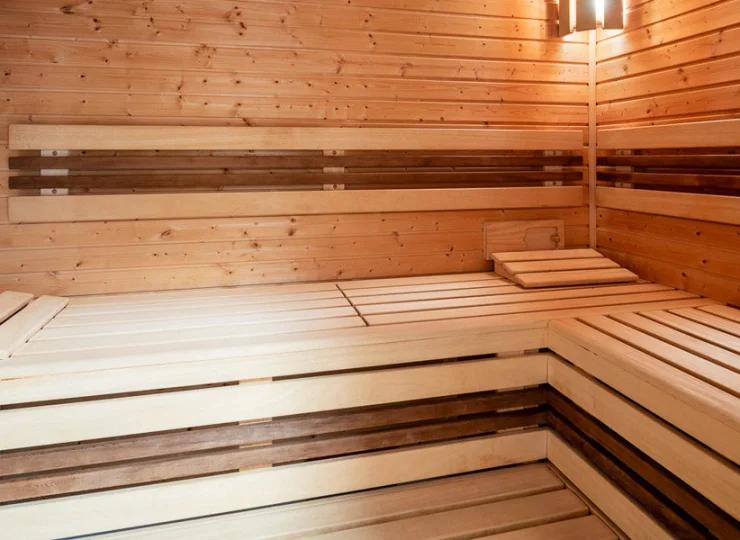 W strefie wellness dostępna jest także sauna
