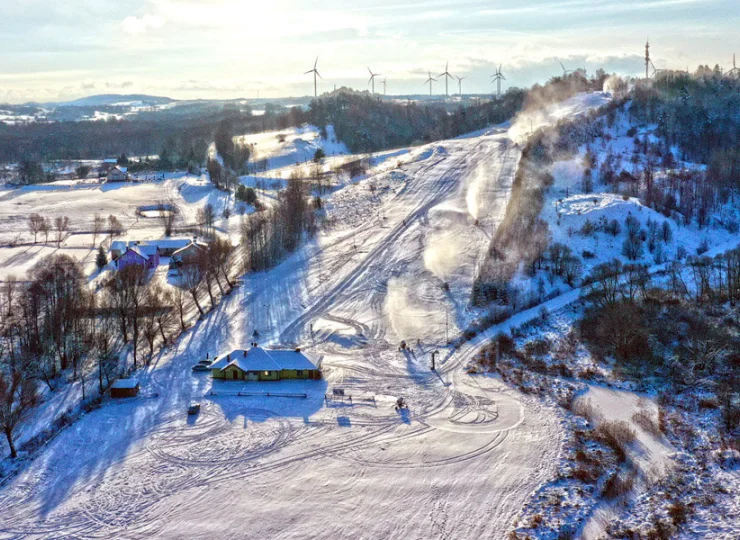 Hotel Ventus jest położony 6 km od ośrodka w Gołdapi