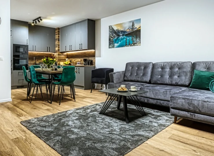 Apartament 7-22 jest elegancki i funkcjonalny