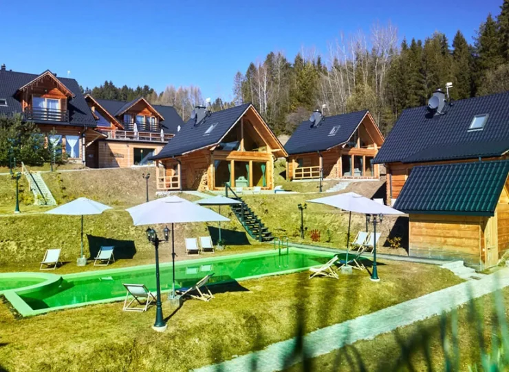 Domki w alpejskim stylu oferują komfortowy wypoczynek na Spiszu