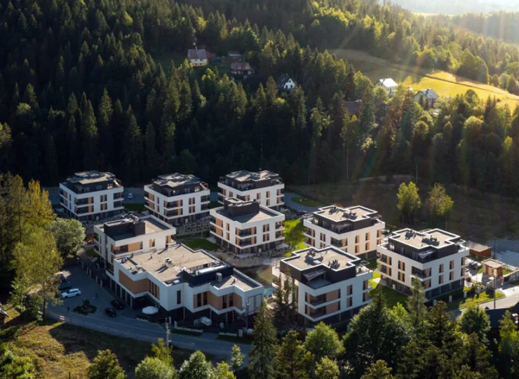 Vislow Resort jest świetnie położony i inspirowany naturą