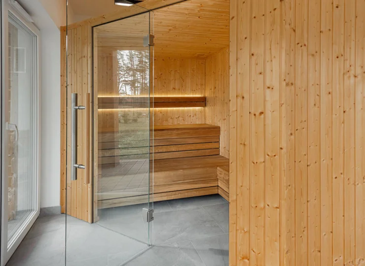 Jest także sauna dostępna przez cały rok