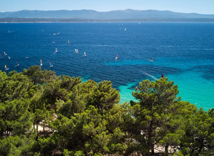Widoki wysp na Adriatyku i kolor morza zostają w pamięci na zawsze