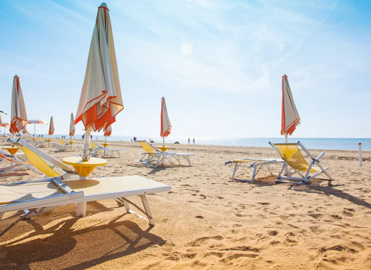 Plaże w Bibione są piaszczyste