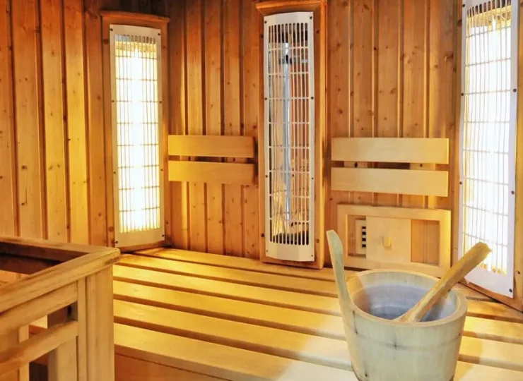 Jest także rozgrzewająca sauna o znakomitych właściwościach