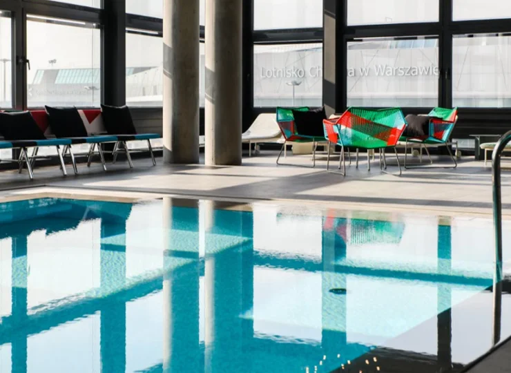 Hotel dysponuje basenem oraz strefą fitness
