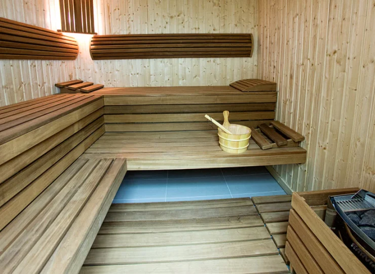 Oraz sauna sucha, w której można się zregenerować i odprężyć