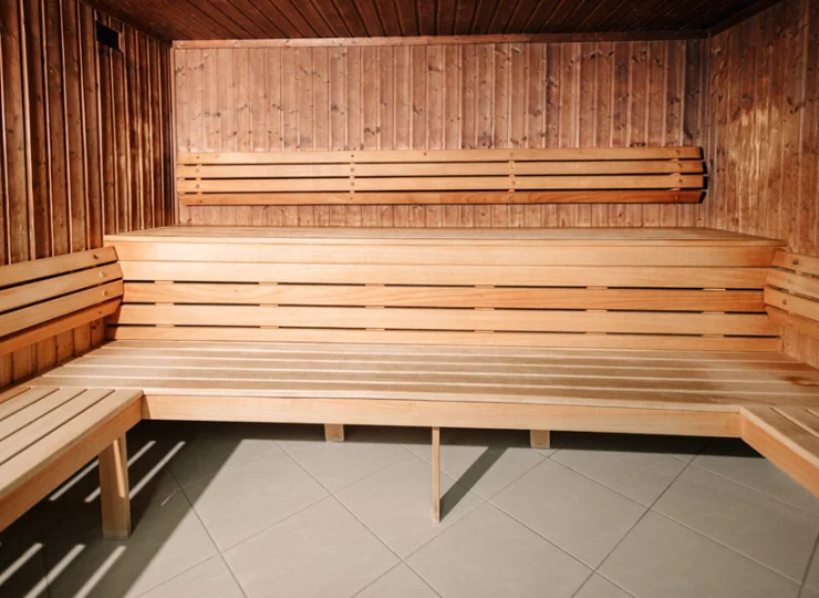 W strefie spa znajduje się m.in. sauna sucha