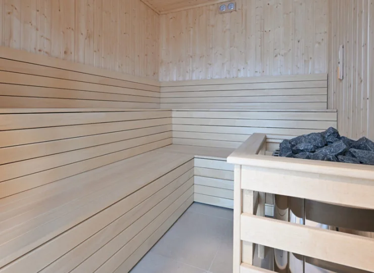 W strefie wellness odprężenie zapewnia sauna sucha