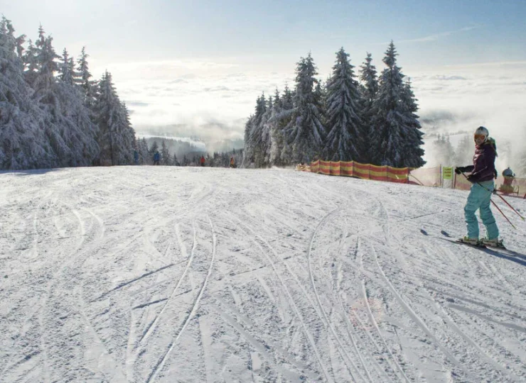 W Rziczkach zimą funkcjonuje ośrodek narciarski z wyciągiem krzesełkowym
