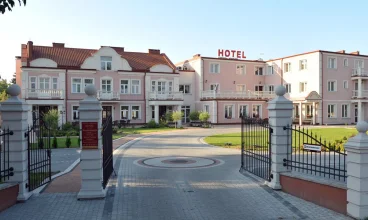 Wygląd hotelu przypomina rezydencję pałacową